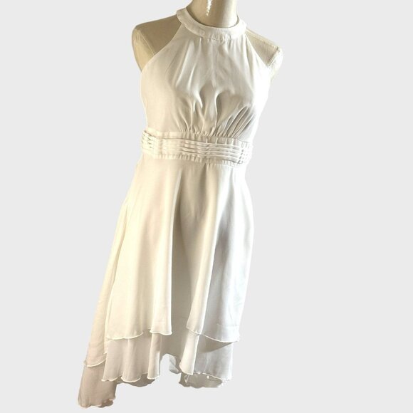 Fisoew Women's Halter‎ Neck, Dresses Summer Sleeveless A Line Layered Medium - Picture 7 of 9